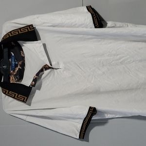 Men ZANZINO SZ 2XL white/ gold / black